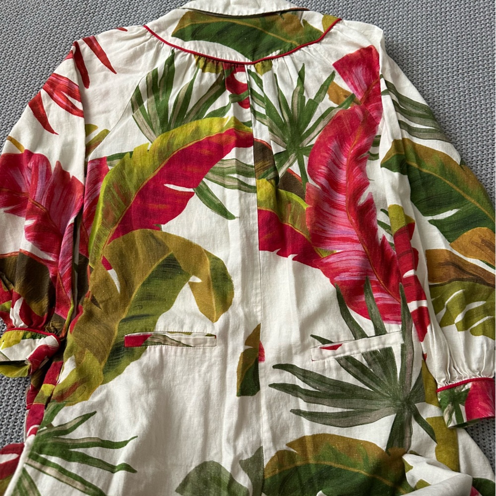 Farm Rio Spring Forest Jumpsuit XS - Picture 6 of 17